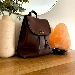 Coach Genuine Leather Backpack Great Condition